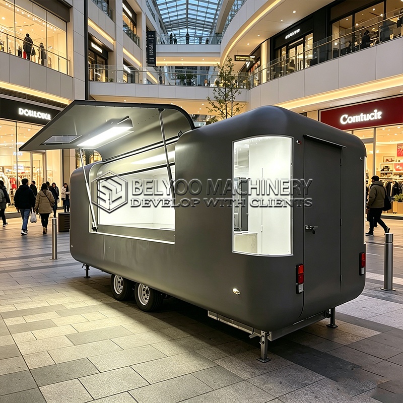 Beer & Wine Jockey Plaza Shopping - Мобильный фургон Belyoo для кофе и