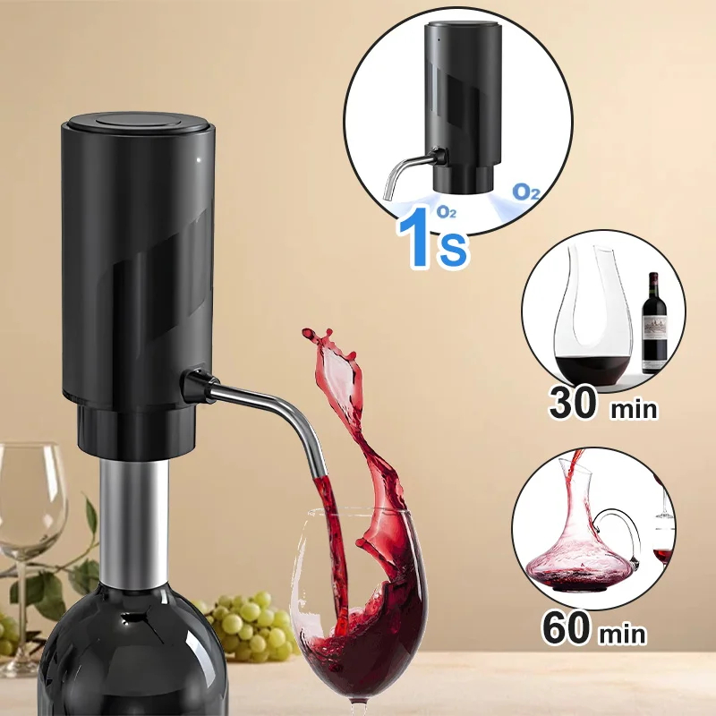 Wine Beer Liquor - Интеллектуальный аэратор для вина, перезаряжаемый электрический