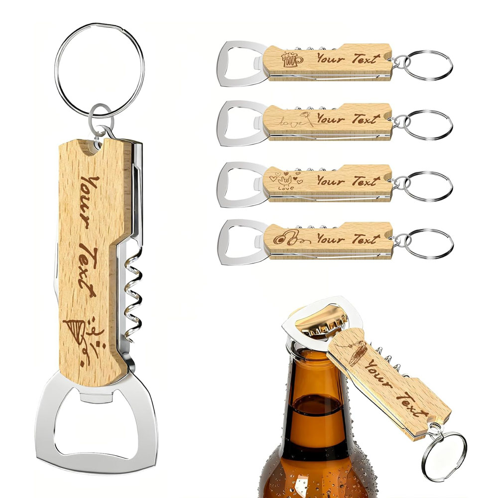 Wine Beer Bottle - Брелок с открывалкой для бутылок с
