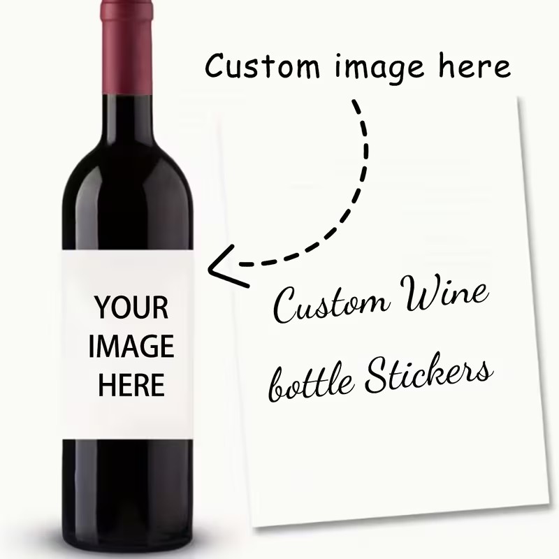 Wine Beer Bottle - Индивидуальные наклейки для винных бутылок, персонализированные