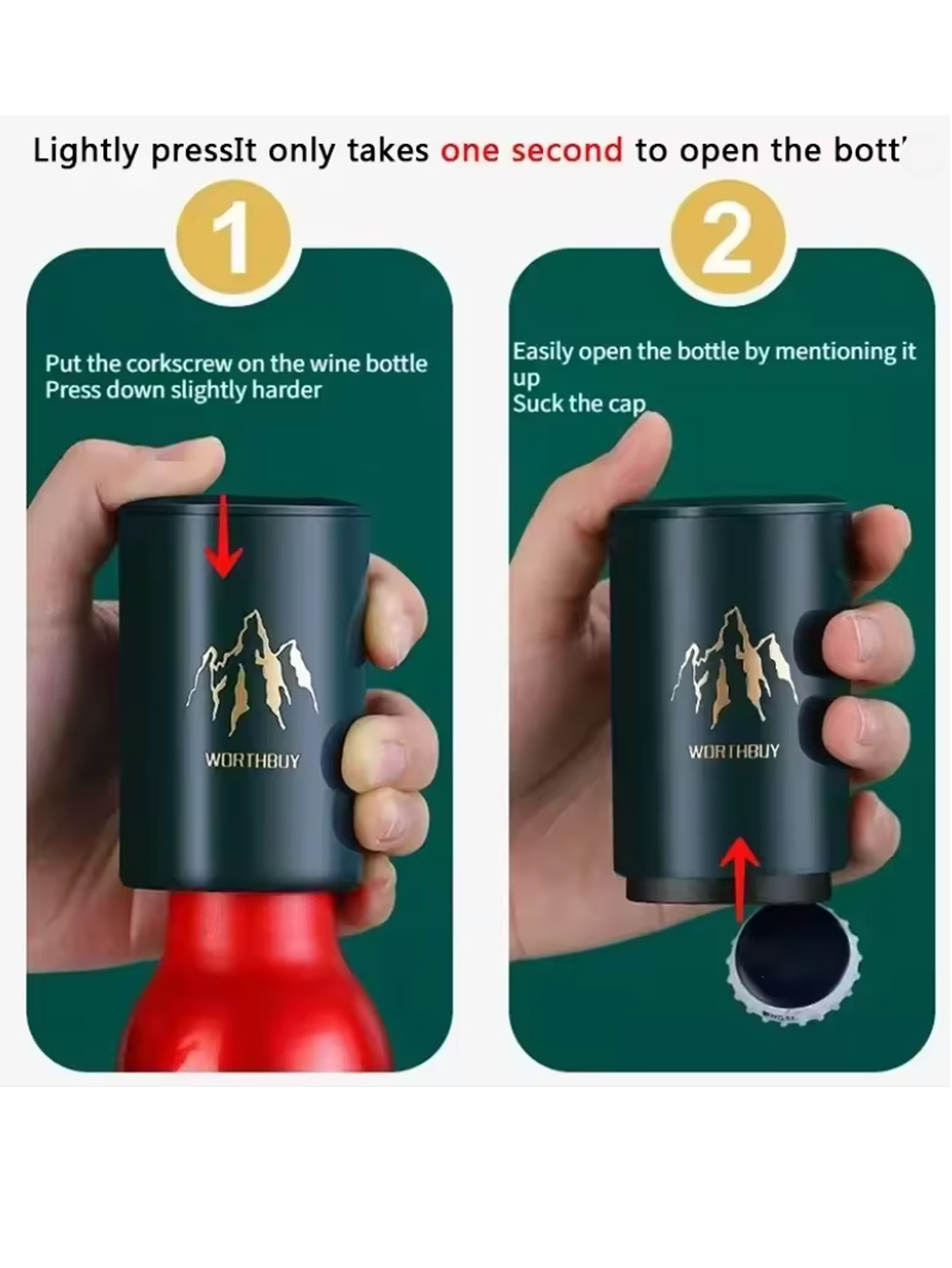 Wine Beer Bottle - 1 шт. автоматическая открывалка для пивных