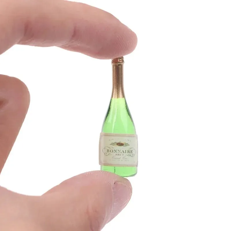 Wine Beer Liquor - 2 шт. миниатюрные прозрачные стеклянные бутылки