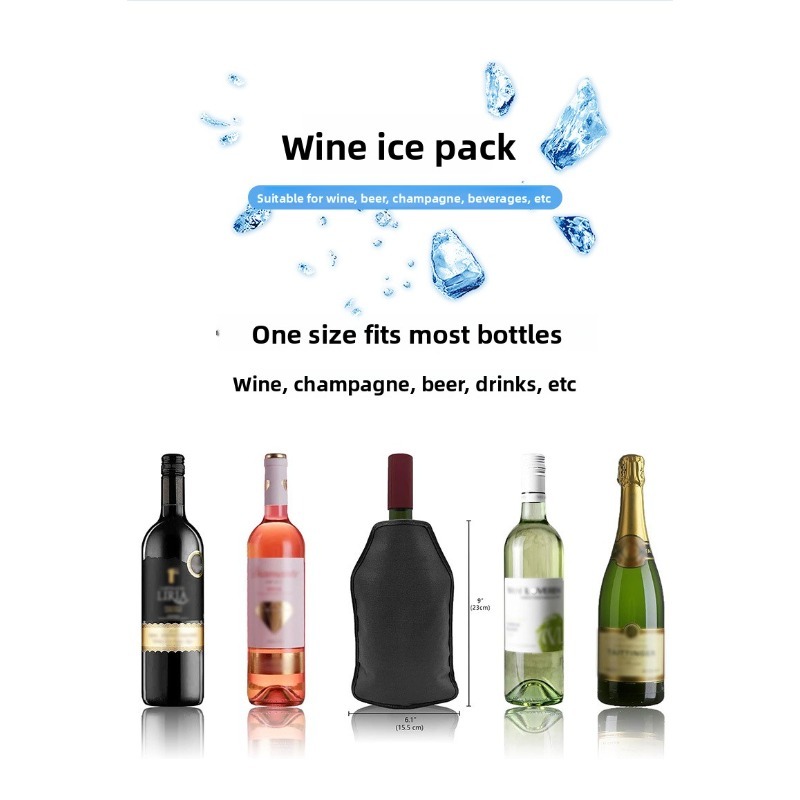 Нейлоновый гелевый охладитель  – обзор и цена Wine Chiller Sleeve