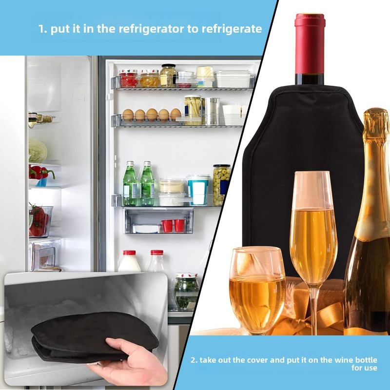 Нейлоновый гелевый охладитель  – обзор и цена Wine Chiller Sleeve