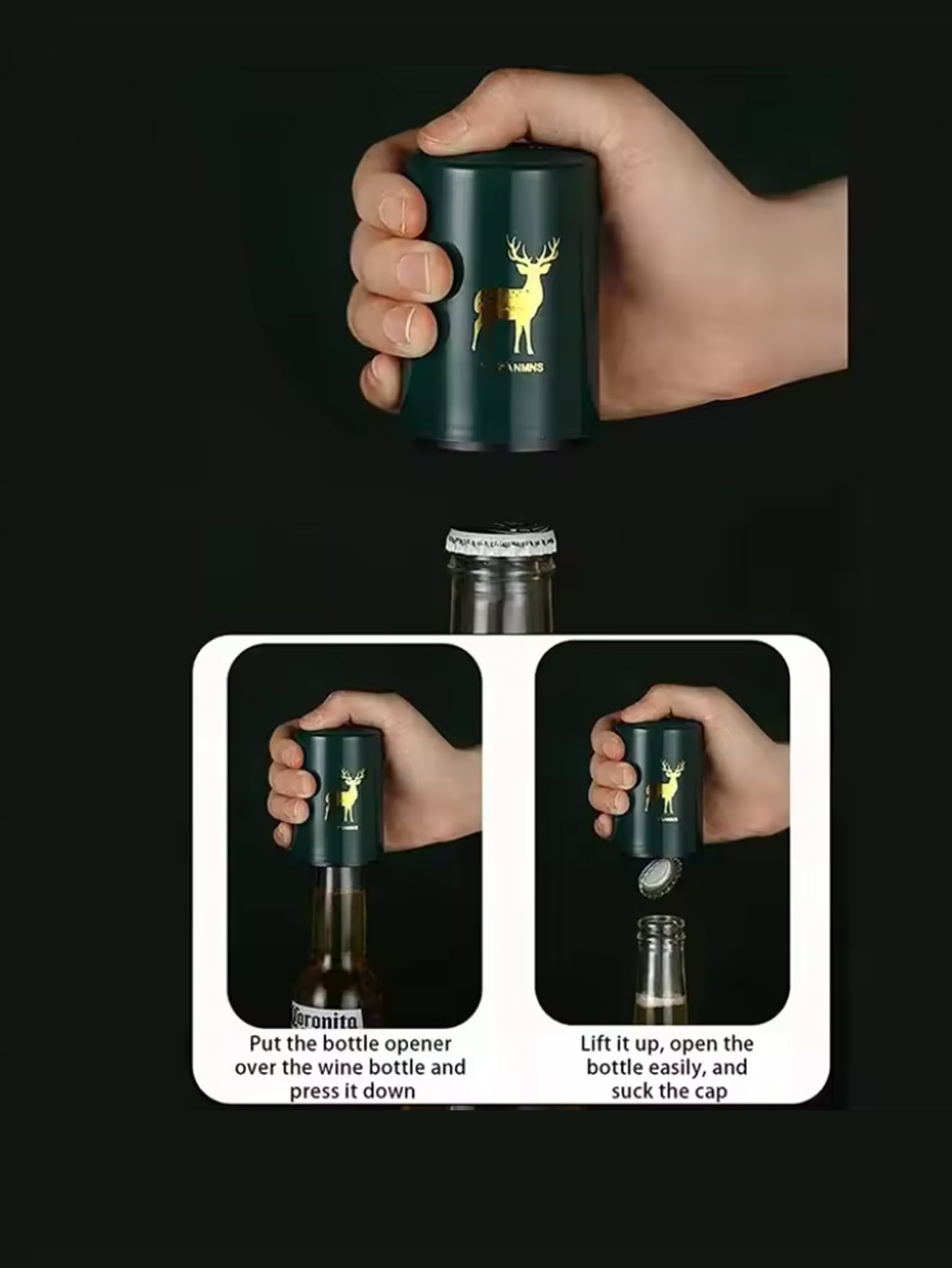 1 шт. автоматическая открывалк – обзор и цена Wine Beer Bottle