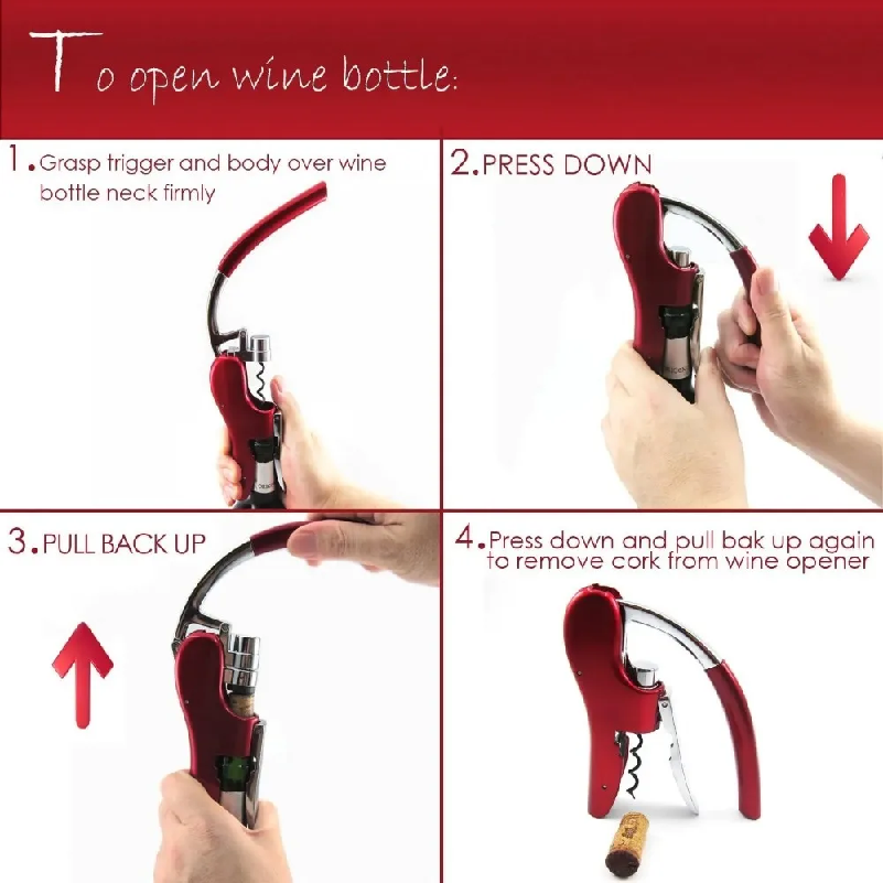 Профессиональный штопор для ви – обзор и цена Wine Beer Bottle