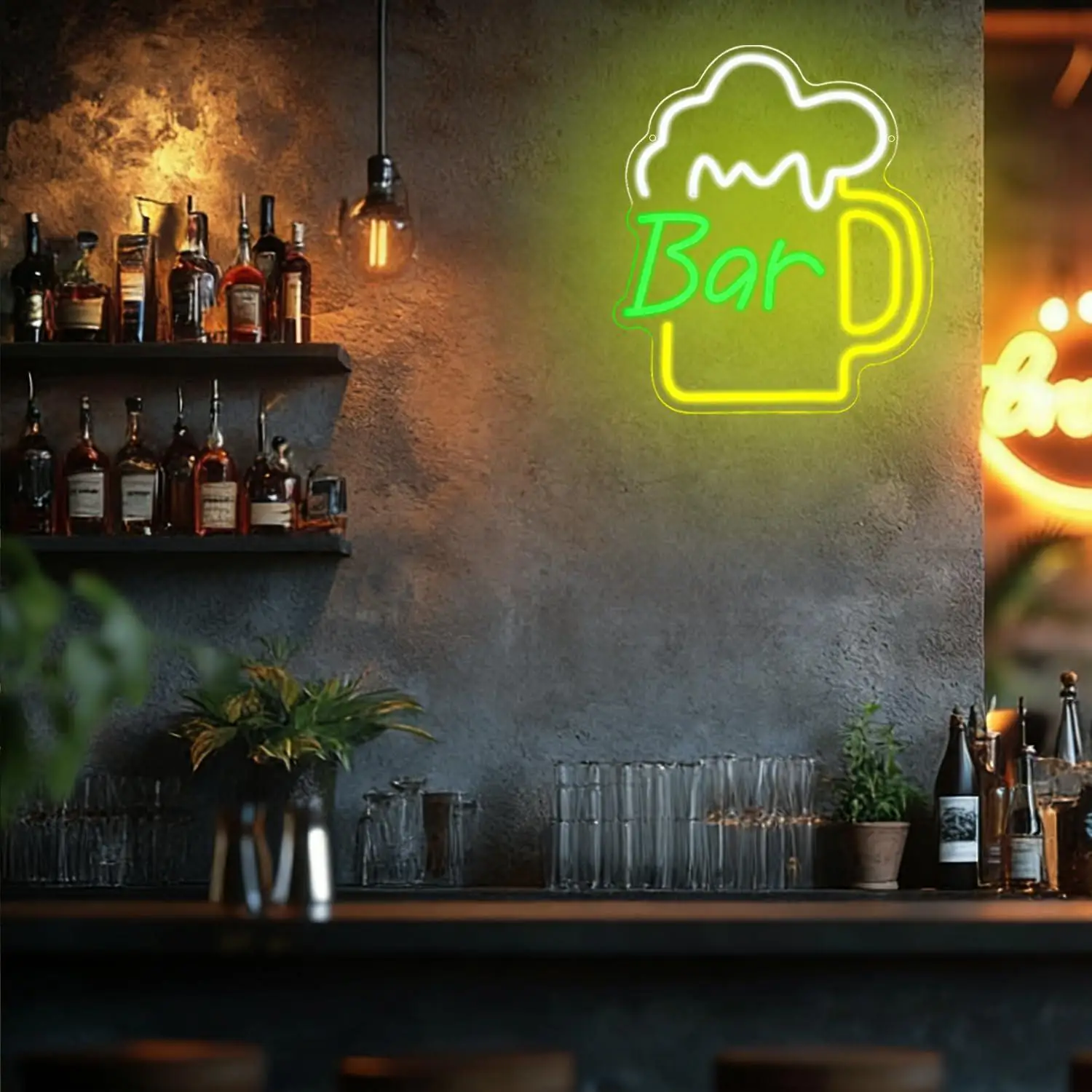 Неоновая вывеска для пивной ба – обзор и цена Beer & Wine Jockey Plaza Shopping