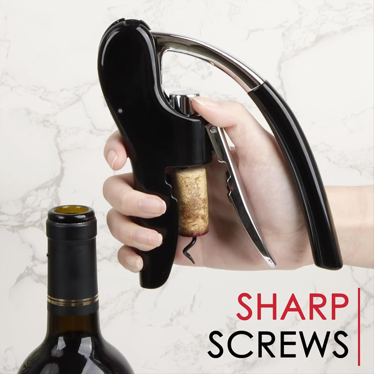 Открывалка для бутылок вина из – обзор и цена Cork Screw Lever