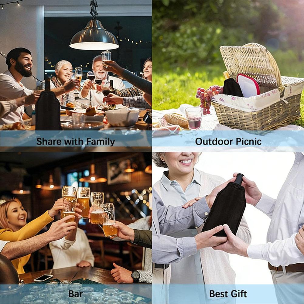 Мягкий нейлоновый чехол-охлади – обзор и цена Wine Chiller Sleeve